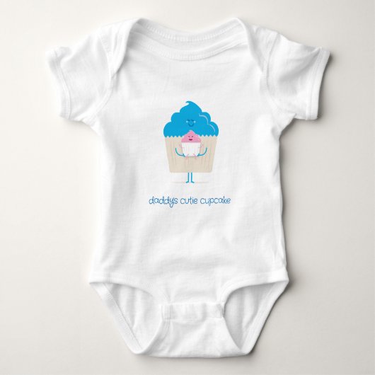 Papa en Baby Cupcake Romper (Voorkant)