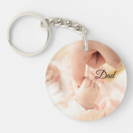 Papa en Baby hand papa Sleutelhanger