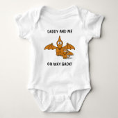 Papa en Baby Pterodactyl Romper (Voorkant)