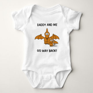 Papa en Baby Pterodactyl Romper