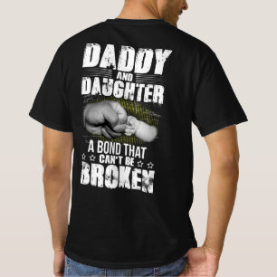 Papa en dochter een obligatie die niet kan worden t-shirt