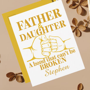 Papa en dochter herinneringen liefde citaat eenvou briefkaart