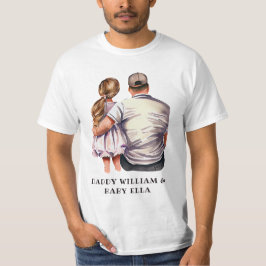 Papa en dochter op maat (2) t-shirt