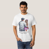 Papa en dochter op maat (3) t-shirt (Voorkant volledig)