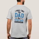 Papa en een poppenkast van de Retro Typografie Des T-shirt (Achterkant)