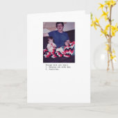 Papa en Ijslollys Kaart (Gele Bloem)