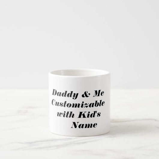 Papa en ik espresso kop (Voorkant)