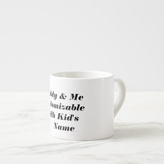 Papa en ik espresso kop (Voorkant rechts)