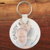 Papa en ik | Fijne vaderdag | Foto Sleutelhanger (Voorkant)