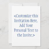 "Papa en ik" Kleine Jongen Uitnodiging of nodigt (Achterkant)