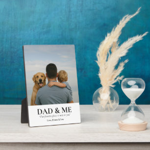 Papa en ik   Schattigee Vaderdag Foto Modern Keeps Fotoplaat