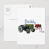 Papa en ik Tractors Briefkaart (Voorkant / Achterkant)