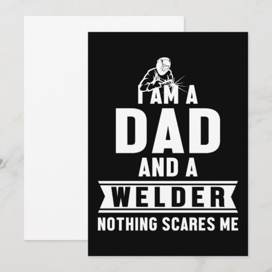 Papa en lassenlassen Strijkijzer Kaart (Voorkant / Achterkant)