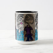 PAPA EN MAMA TWEEKLEURIGE KOFFIEMOK (Center)