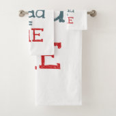 Papa en mama zijn mij bad handdoek (Insitu)