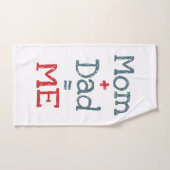Papa en mama zijn mij bad handdoek (Handdoek)