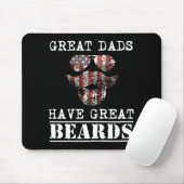 Papa en m'n bazen en mustaches grappige foto's muismat (Met muis)