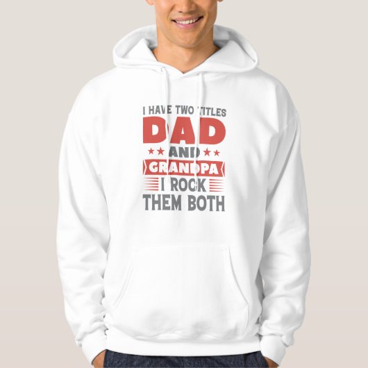 Papa en opa hoodie (Voorkant)