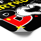 Papa en papa van het verjaardagsfeestje poster (Hoek)