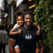 Papa en trots zwart-wit  t-shirt