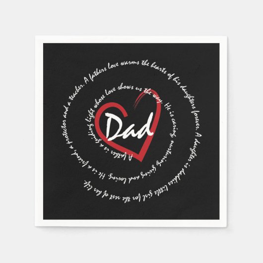 Papa en vaders servet (Voorkant)