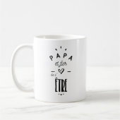 Papa en van être vertrouwen koffiemok (Links)