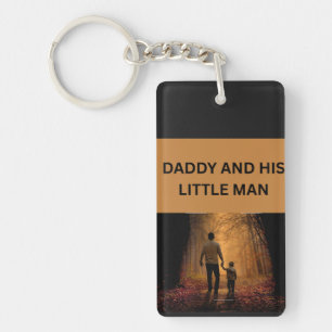 PAPA EN ZIJN KLEINE MAN SLEUTELHANGER