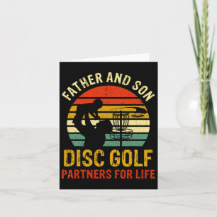 Papa en zoon Disc Golf Partners voor het leven Vad Kaart