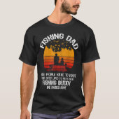 Papa en zoon Matching Fisher Dad Vader Dag T-shirt (Voorkant)