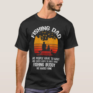 Papa en zoon Matching Fisher Dad Vader Dag T-shirt
