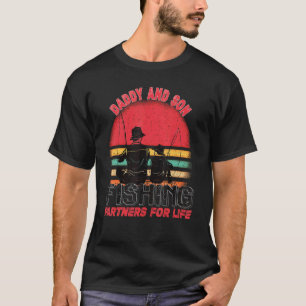 Papa en zoon Vist partners voor een goed leven T-shirt