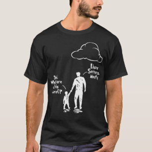 Papa en zoon wat zijn wolken van linu Severs T-shirt