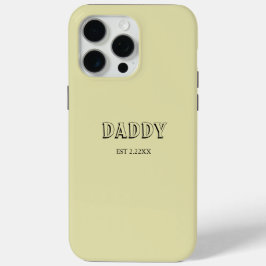 Papa Est aangepaste iPhone / iPad hoes