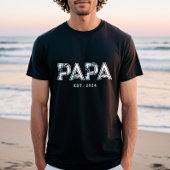 PAPA EST Custom Cadeau voor papa T-shirt
