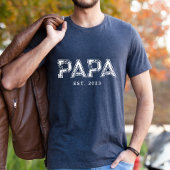 PAPA EST Custom Cadeau voor papa T-shirt