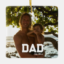 Papa Est Foto Aanpasbaar Jaar Vaderdag