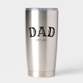 PAPA EST  GEÏSOLEERDE DRINKBEKER (Achterkant)