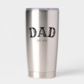PAPA EST  GEÏSOLEERDE DRINKBEKER (Voorkant)