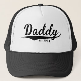 "Papa Est. Jaar toevoegen" Trucker Pet