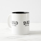 Papa Est Tweekleurige Koffiemok (Voorkant links)