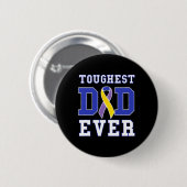 Papa Ever - Blaaskankerbewustzijnslint Ronde Button 5,7 Cm (Voorkant /achterkant)