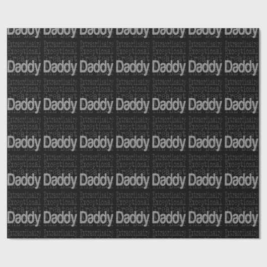 Papa Extraordinaire Cadeaupapier (Vlak)