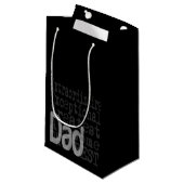 Papa Extraordinaire Klein Cadeauzakje (Voorkant Gekanteld)