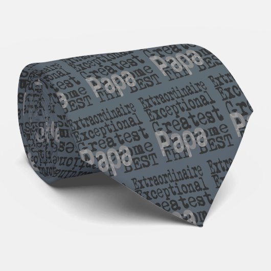 Papa Extraordinaire Stropdas (Opgerold)