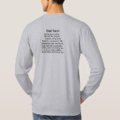 Papa Facts - shirt (Achterkant)