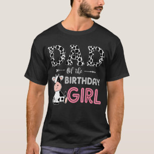 Papa familie Mat van de Koe van het Boerderij van T-shirt