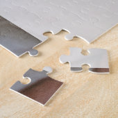 Papa Family Foto First Vaderdag Legpuzzel (Zijkant)