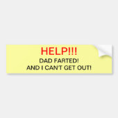 Papa Fared Bumpersticker (Voorkant)