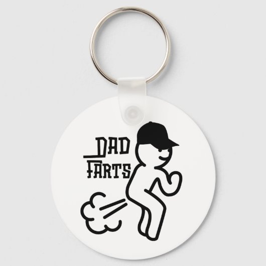 Papa Farts Sleutelhanger (Voorkant)