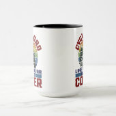 Papa fietsen als een gewone vader, maar koeler fie mok (Midden)